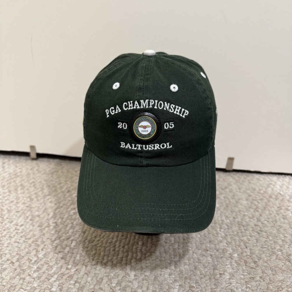 2005 PGA Championship Ahead Green Hat Cap Baltusrol Ball Marker Merrill Lynch